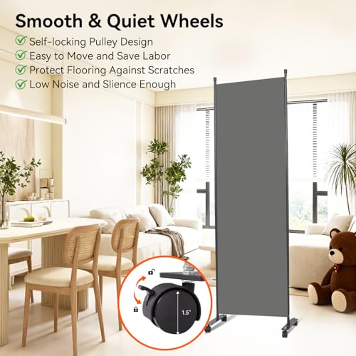 88" W 4 Panel Room Divider