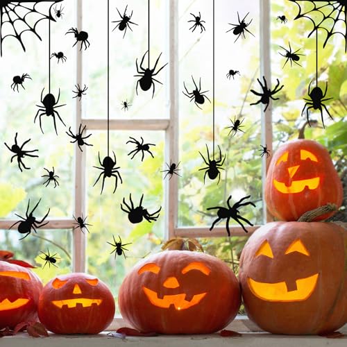 4 Sheets Spider Window Clings