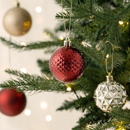 50ct Christmas Tree Decorations Ball Ornaments 2 Inches (50 Count)