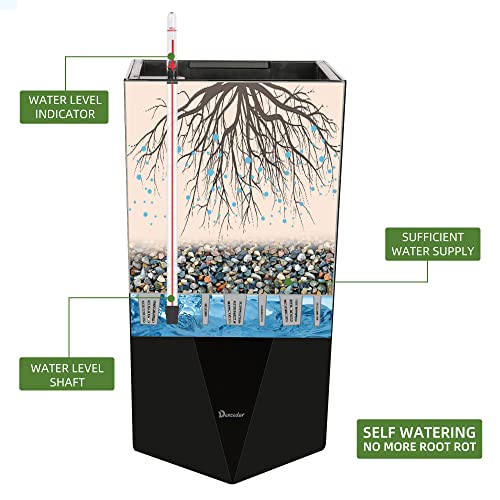24 Inches Self Watering Tall Planter
