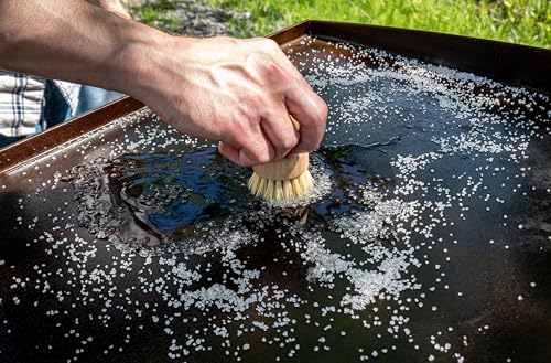 100% Plant Based Griddle Cleaning Soap and Salt Scrub Set