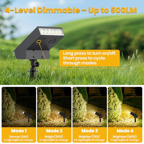 Solar Spot Lights Outdoor (2 Count)