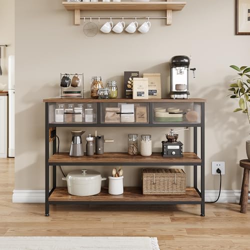 Entryway Table with Outlets