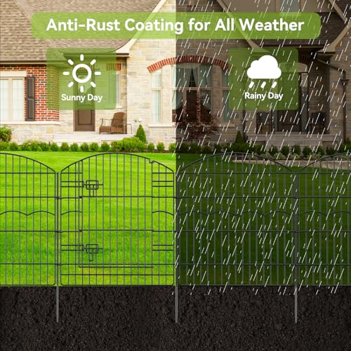 Decorative Garden Fence 12 Panels 26.8ft