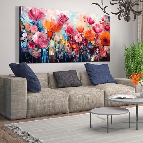 Flower Wall Art for Living Room