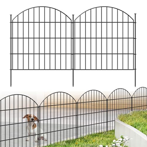 Metal Garden Fence 28 in x 11.7 ft (27.26 Sq Ft)