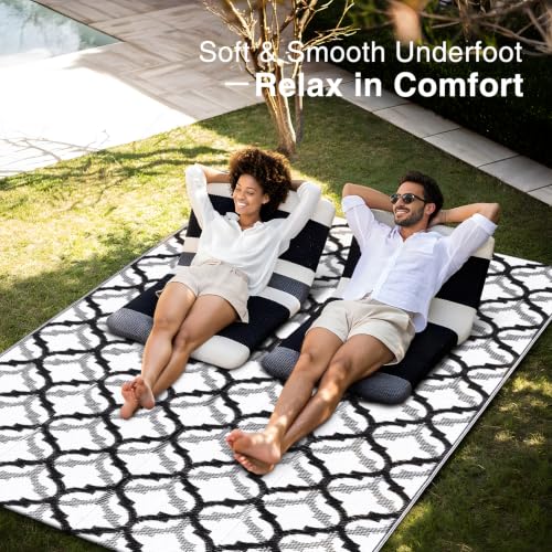 Outdoor Rug 5x8 ft Waterproof Reversible Braided Mat (40 Sq Ft)