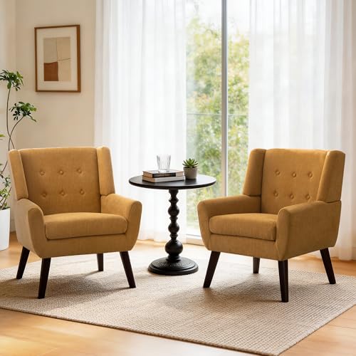 Living Room Chairs Set of 2