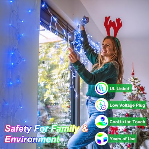 1620 LED 164ft 360 Drops Christmas Lights
