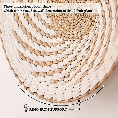 7 Pack Boho Wall Basket Decor (7 Count)