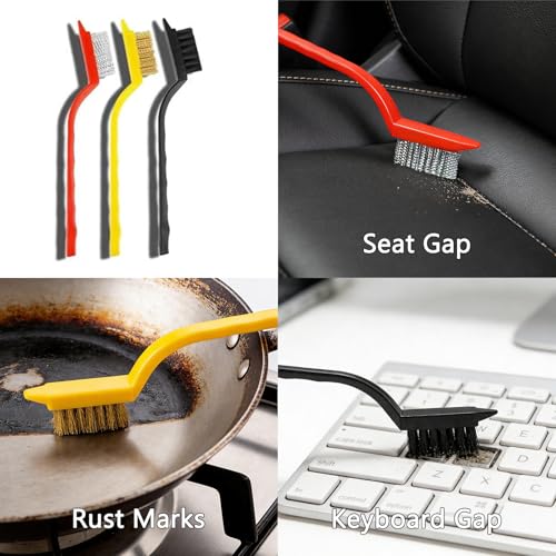 Commercial Grade Crevice Cleaning Brush Set (12 Count)
