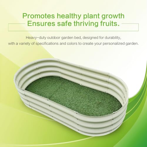 Gardmax 2 Pack Galvanized Raised Garden Bed