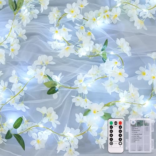 48 LED White Flower Lights (50 Count)