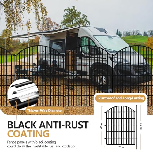 10 Panels Decorative Garden Fence (21.92 Foot)
