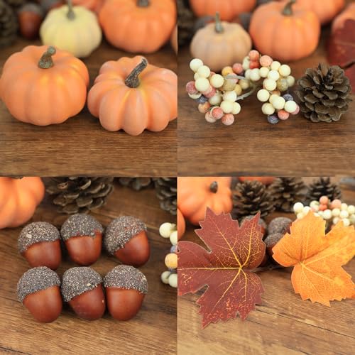 22 PCS Pumpkin Decor (22 Count)