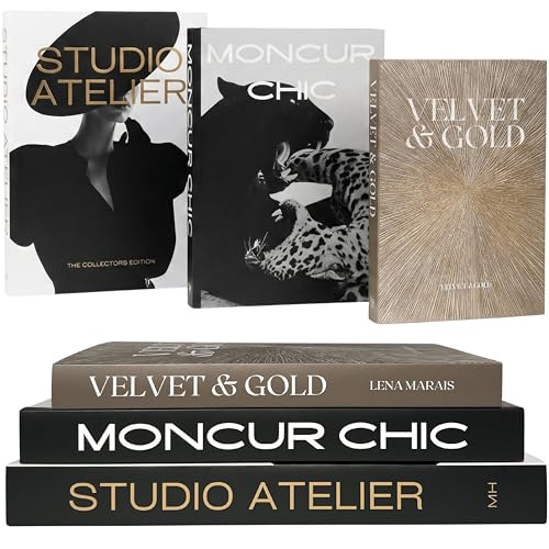 Aesthetic Decorative Books Set of 3 (3 Count)