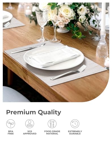 Pale Beige Placemats Set of 4 (4 Count)