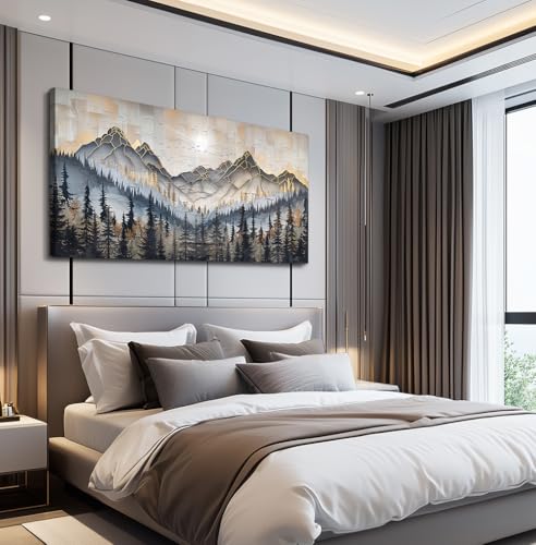 Large Wall Art For Bedroom Wall Decor For Living Room Modern Office Dining Room Decor Abstract Ink