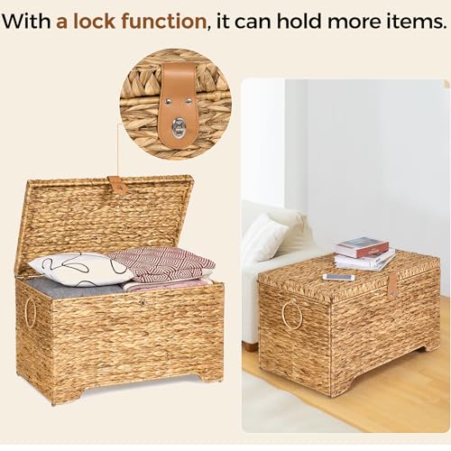 Handwoven Storage Basket with Lid