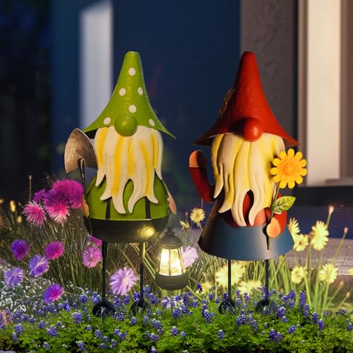 Solar Gnomes Garden Statue (2 Count)