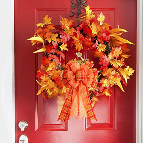 Extra Large Fall Wreath Gift Bow
