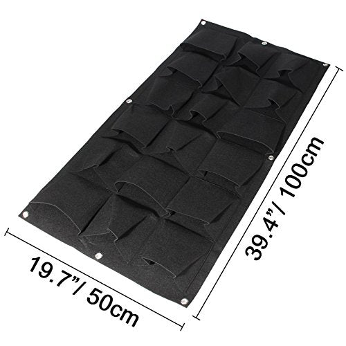 18 Pockets Wall Planter Breathable Vertical Garden Planter Grow Bag