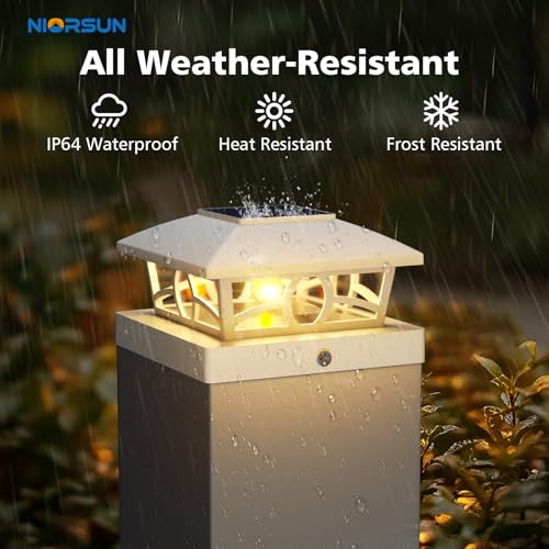 Solar Post Cap Lights (6 Count)