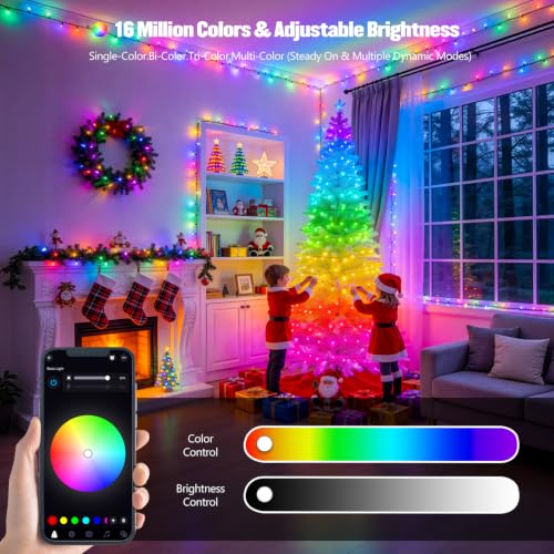 Color Changing String Lights for Halloween (66 Foot)