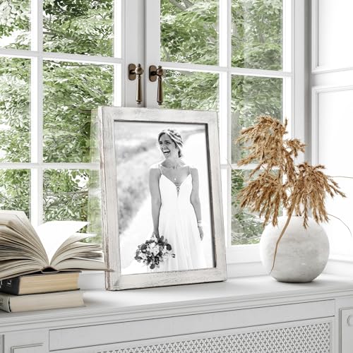Distressed White 11x14 Picture Frame (2 Count)