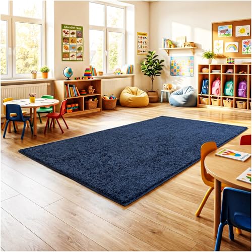 Soft & Colorful 4' x 6' Kids Classroom Area Rug (24 Sq Ft)
