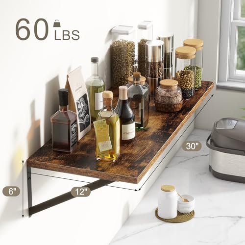 12 Inch Deep Floating Shelves (2 Count)