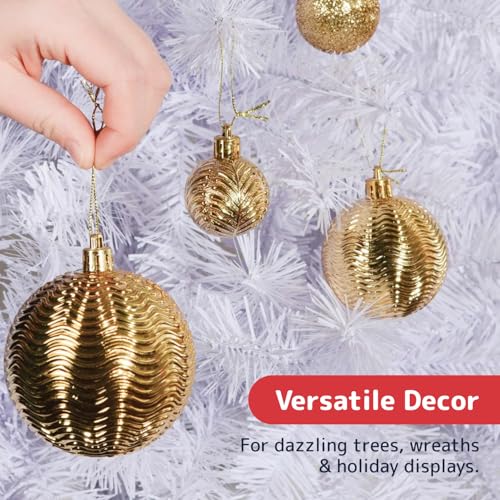 36pc Shatterproof Christmas Ornaments Set