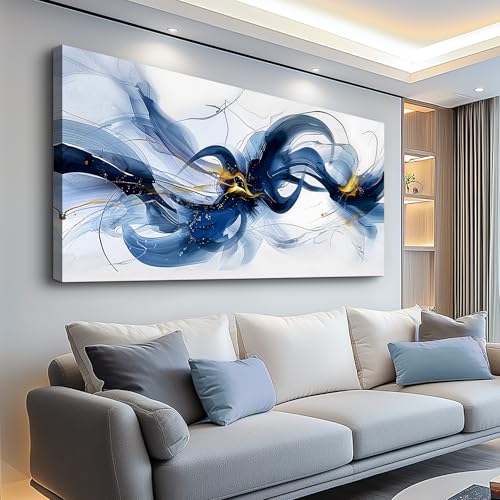 Canvas Wall Art For Living Room Wall Decor For Bedroom Office Wall Decoration Abstract Ink Painting Artwork Room Aesthetic Home Decor 20x40 In