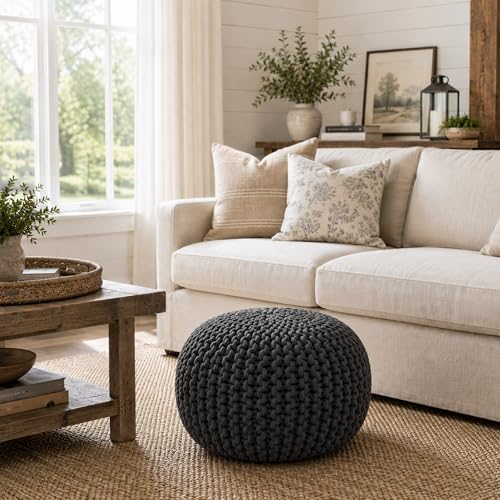 Round Pouf Ottoman