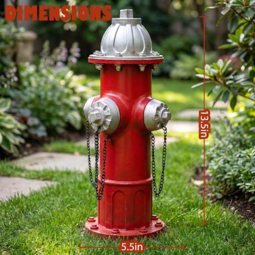 Garden Fire Hydrant Outdoor Statue Decorative for Dog to Peed on