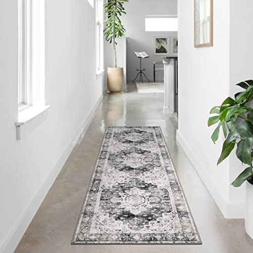Ultra Thin Washable Runner Rug 2x7 for Hallway Non