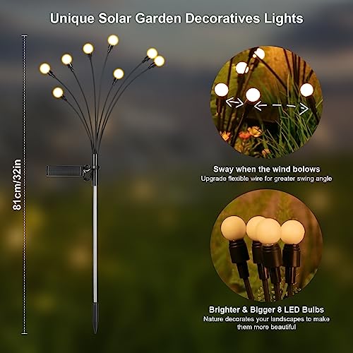 Solar Lights Outdoor (4 Count)