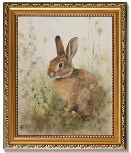 Vintage Gold Framed Wall Art for Home Decor