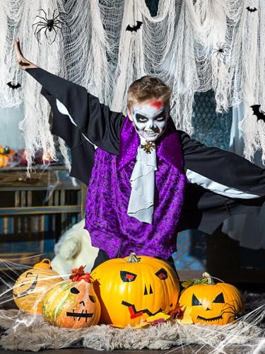 5 Pack 30'' x 72'' Stretchy White Creepy Cloth Halloween Decor (5 Count)