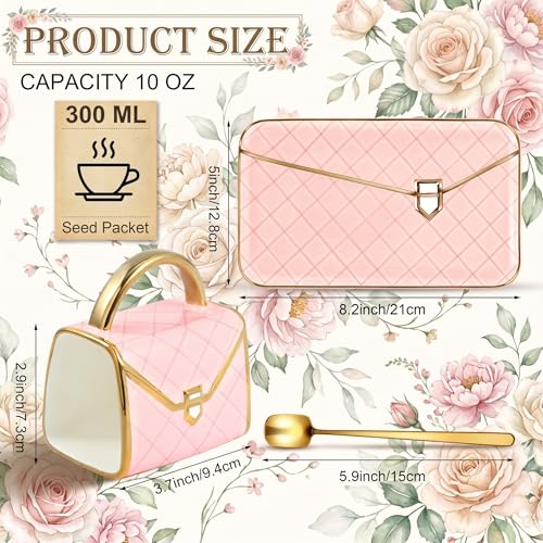 1 Set Coffee Mug Elegant Handbag Shaped Cup