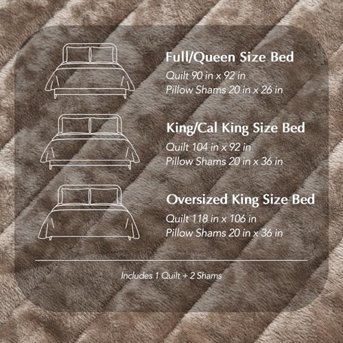 Stripe Channel Luxury Velvet Quilt Set King Size
