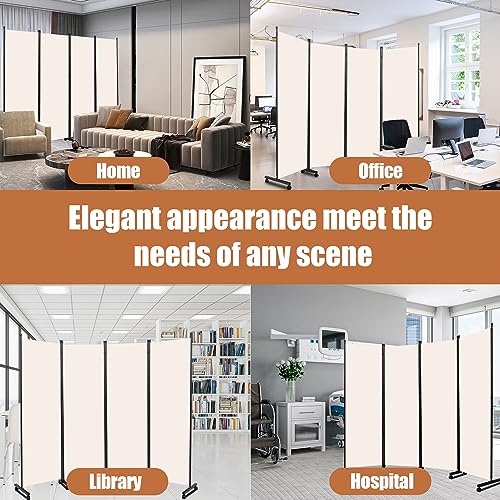 Room Divider Folding Privacy Screens W (4 Count)
