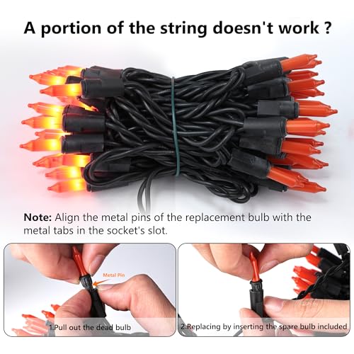 Orange Halloween Lights (21.3 Foot)