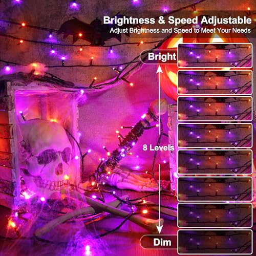 Color Changing Halloween Christmas String Lights 200 LED w