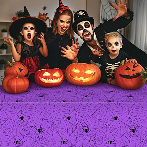 3 Pack Halloween Tablecloth Rectangular Table Halloween Party Decorations (3 Count)