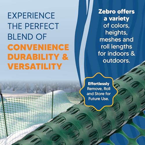 4' x 100' Green Plastic Garden Fence Roll (400 Sq Ft)