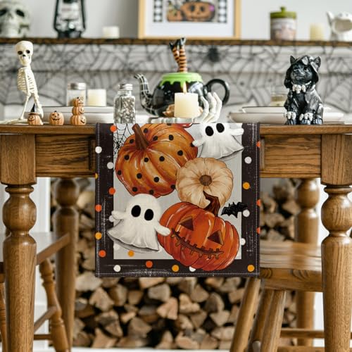 210 GSM Halloween Table Runner Home Party Decor 13x60 Inch