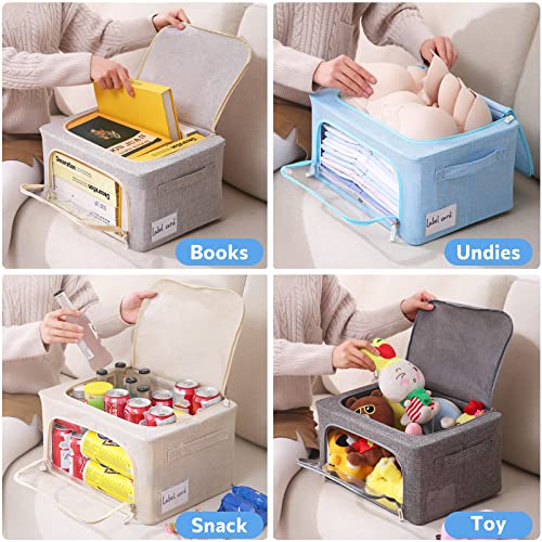 Clothes Storage Bins Box (2 Count)