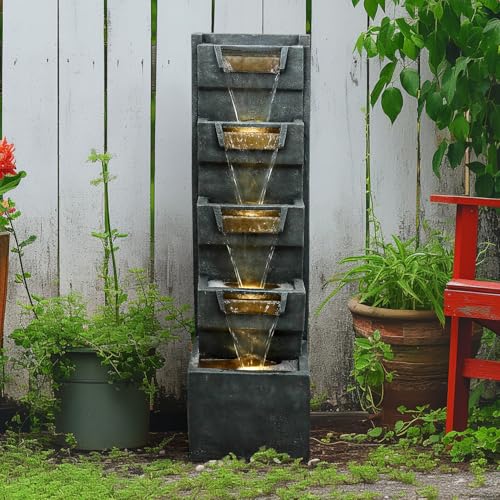 4 Tiers Modern Cascading Indoor