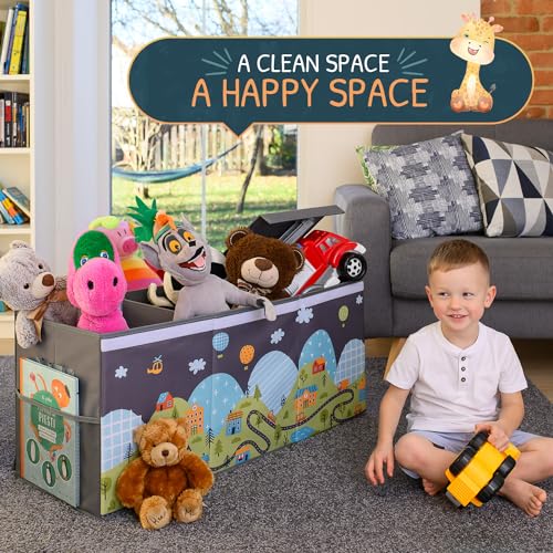 Extra Large Toy Storage Organizer with Lid